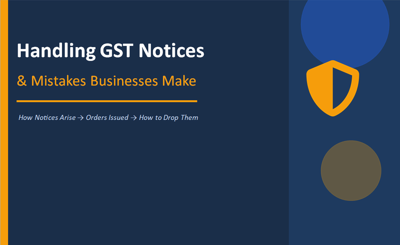GST Notices Presentation
